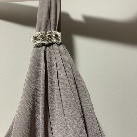 Brand new gown for Prom, Wedding or formal event. Size 10. Color dessert gray. - Picture 4 of 7